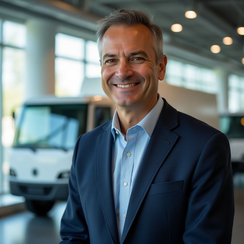 Retrato de un CEO de logística